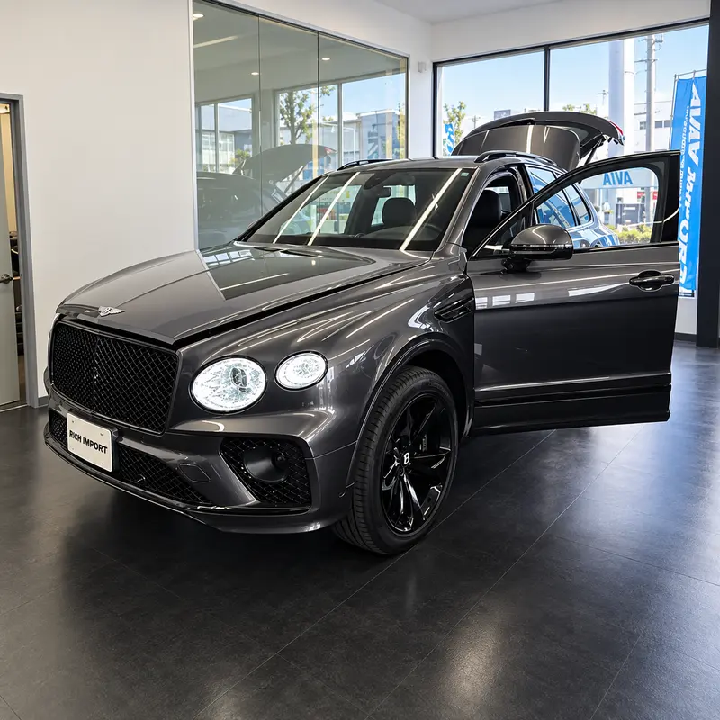 Bentley Bentayga at a Japanese dealer before vehicle verification